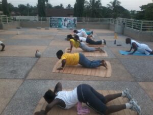 Senior fitness trainer in Ghana
